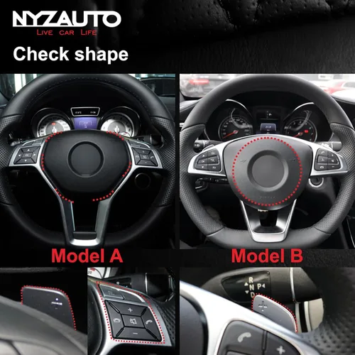Vista 5 de Extensión de aleación de aluminio para aletas de cambio de marchas, compatible con Mercedes Benz A B E GLA GLK SLK M GL Class (Modelo A-Plata)