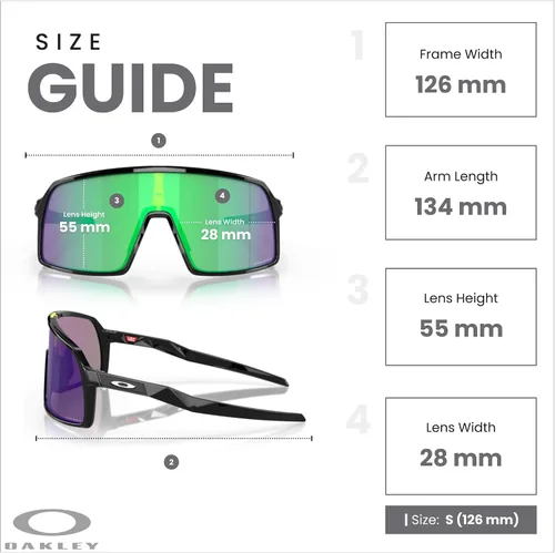 Vista 46 de Oakley Sutro OO9406 / OO9462 - Lentes de sol para hombre, kit de correa de accesorios, bolsa de microfibra