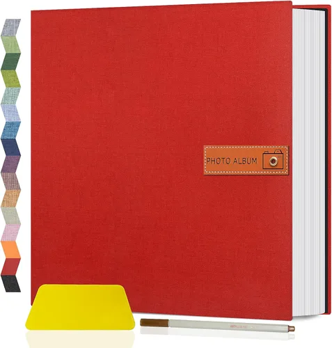 Vista 31 de Popotop Álbum de fotos grande autoadhesivo 4x6 5x7 8x10 Álbum de recortes DIY Libro de imágenes, Regalos para mamá, familia, bebé y boda