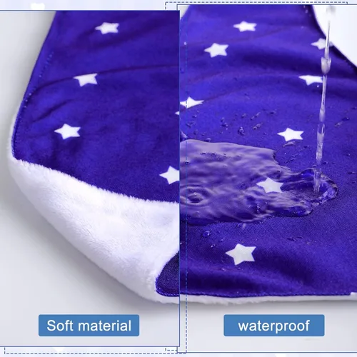 Vista 4 de Janmercy Paquete de 5 baberos tipo bandana para adultos, suaves, ajustables, absorbentes, para mujeres, necesidades especiales, unisex, hombres
