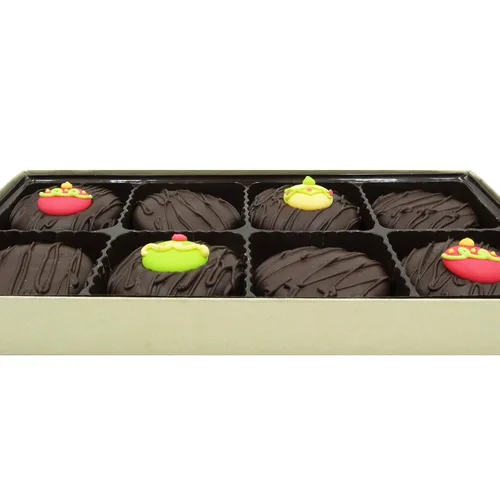 Vista 121 de Galletas Oreo bañadas en chocolate oscuro y con leche, de Philadelphia Candies