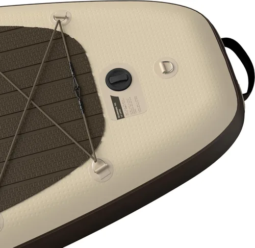 Vista 6 de Retrospec Weekender XL Inflatable Paddle Board - Lake Essentials SUP with 400lb Capacity - Wide 11' x 35" x 8" All-Around Board for Fishing & Roca