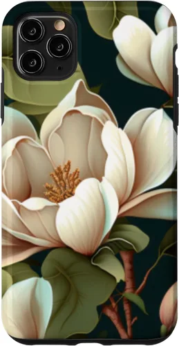 Vista 13 de Carcasa Magnolia Floral para iPhone 17