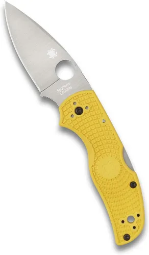 Vista 13 de Spyderco C41 Native 5 Signature - Cuchillo plegable con hoja de acero CPM S30V de 2.95" y mango FRN ligero, Gris Gris, 6.95" Longitud total, 2.95