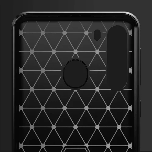 Vista 5 de Asuwish Funda compatible con Samsung Galaxy A21, protector de pantalla de vidrio templado y accesorios para celda, fundas delgadas de silicona suave