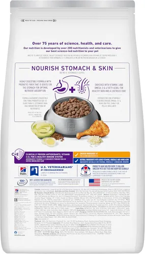 Vista 2 de Hill's Science Diet comida para perros adultos, estómago sensible y piel seca, Regular #1 recomendado por veterinarios, fórmula para adultos