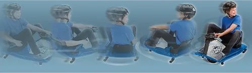 Vista 3 de Razor Crazy Cart - Máquina de deriva definitiva de 12 MPH (19 KMH)