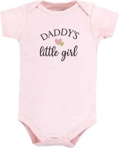 Vista 426 de Hudson Baby baby-girls Cotton Bodysuits 3-pack