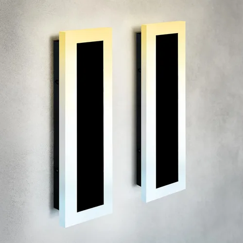 Vista 33 de ASD Lámpara LED de montaje en pared de 18 pulgadas de largo, aplique lineal para exteriores e interiores 3CCT, regulable, impermeable