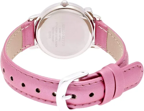 Vista 3 de Citizen Q&Q VW23 Women's Watch, Analog, Hello Kitty, Waterproof, Leather Strap