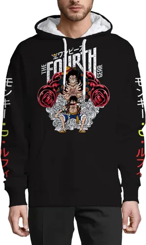 Vista 4 de Sudadera de manga larga con capucha para hombre y mujer
