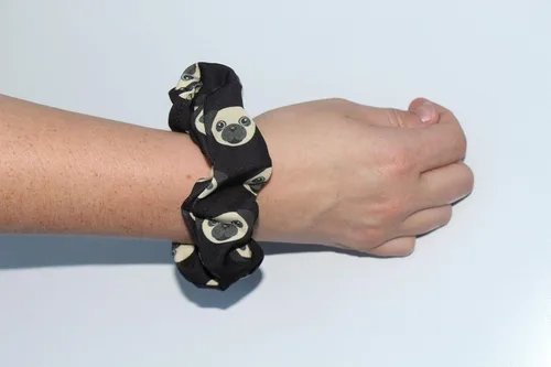 Vista 7 de Scrunchies - Bandas elásticas redondas de algodón para el cabello - Lazos para el cabello - Accesorios para el cabello para niñas - Regalos