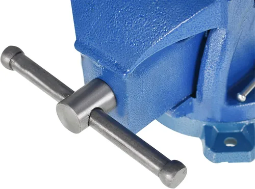 Vista 3 de Herramienta de prensas de banco resistente de 6 pulgadas con base giratoria, fresado de metal con bloqueo de yunque giratorio de 360 grados