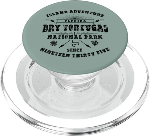 Vista 7 de Dry Tortugas National Park Florida Keys Island Souvenir PopSockets intercambiables PopGrip