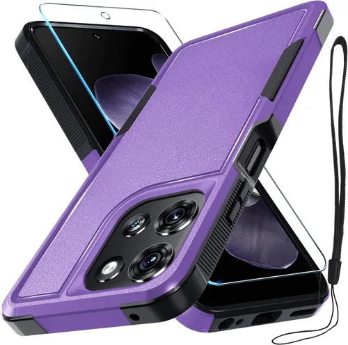 Vista 19 de Funda compatible con Moto G 5G 2024, cuerpo completo, resistente, resistente, a prueba de golpes, con correa de cordón, protector de pantalla