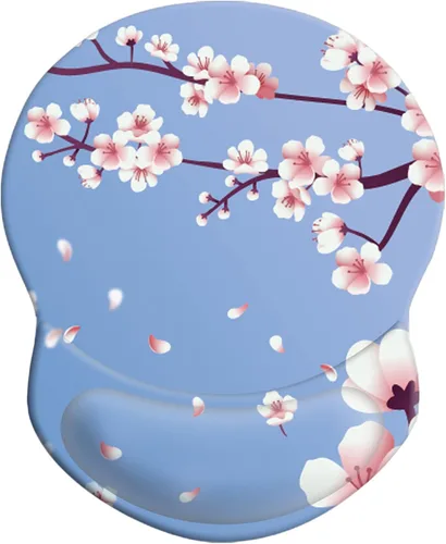 Vista 36 de Alfombrilla de mouse ergonómica con soporte, reposamuñecas para aliviar el dolor, base de poliuretano antideslizante para el hogar, oficina, Luna