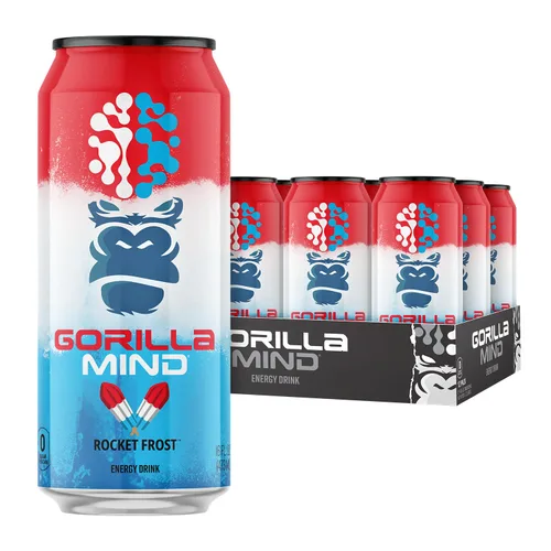 Vista 19 de Gorilla Mind Bebida energética Energía inigualable · Enfoque amplificado N-acetil-L-tirosina, alfa-GPC, 200 mg de cafeína, uridina, azafrán 0