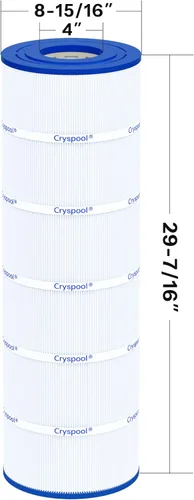 Vista 3 de Cryspool® 08062 Filtro compatible con CC2000, CCX2000RE, PXSST200, C-8319, FC-1274, cartucho de filtro de piscina de 200 pies cuadrados, 1 paquete