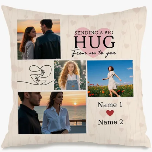 Vista 16 de Personalized Family Photo Pillow Case with one Image and Sentimental Text Adding Warmth to Your Home and offering a Beautiful idea