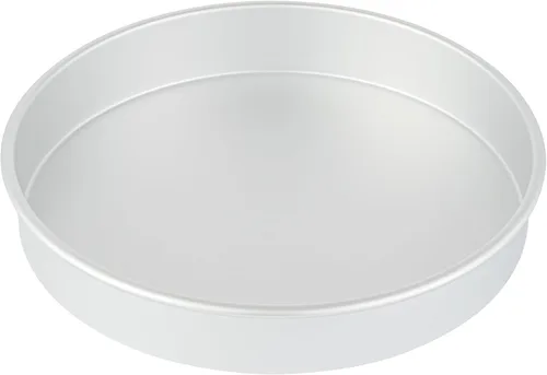 Vista 11 de Restaurantware -Met Lux - Molde para hornear de lado recto de 12 x 2 pulgadas, 1 molde redondo para tartas, listo para horno, congelable, anodizado