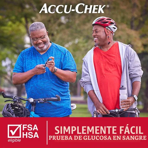 Vista 8 de Accu-Chek Guide Tiras de prueba de glucosa para prueba de azúcar en sangre en diabéticos (paquete de 25)