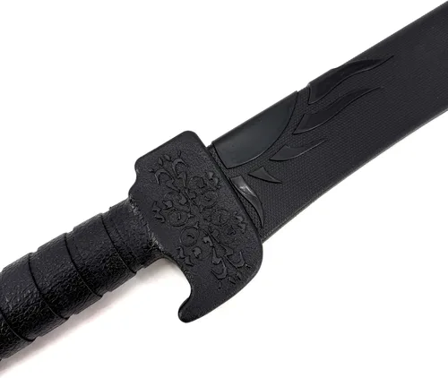 Vista 3 de E-BOGU Espada negra espartana de polipropileno (34")
