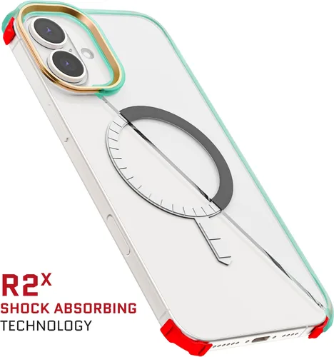 Vista 13 de Ghostek Covert Clear - Funda transparente para iPhone 15 Plus, silicona a prueba de golpes, compatible con accesorios Apple MagSafe, funda Negro