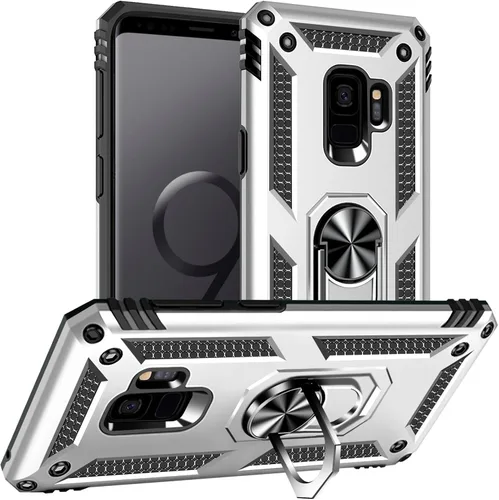 Vista 34 de Yiakeng Funda para Samsung Galaxy S8, Samsung S8, funda protectora de grado militar con anillo para Samsung Galaxy S8 (verde militar)