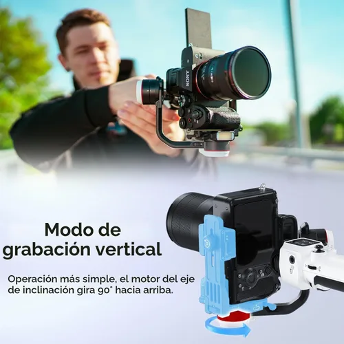 Vista 7 de ZHIYUN Crane M3S [oficial], estabilizador de cardán ligero de 3 ejes