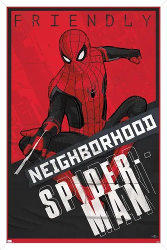Vista 13 de Trends International Marvel Spider-Man: No Way Home - Póster de pared, 22.4 pulgadas de largo x 14.7 pulgadas, versión enmarcada en madera