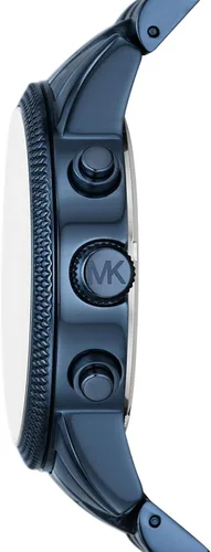 Vista 2 de Michael Kors Reloj de cuarzo Hutton para hombre, Azul, MK9088 - Reloj cronógrafo Hutton