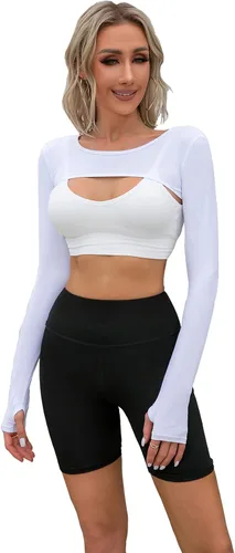 Vista 13 de Chal refrescante con mangas para protección solar, camisetas para mujer para golf, equitación, conducción