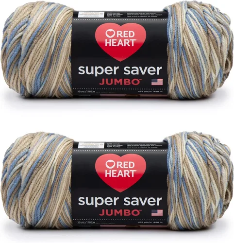 Vista 27 de Red Heart Super Saver Jumbo Ovillo de lana, Amatista