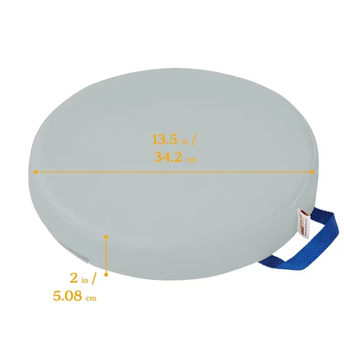 Vista 2 de ECR4Kids SoftZone - Cojines de suelo, redondos, asientos flexibles, contemporáneos, 6 piezas