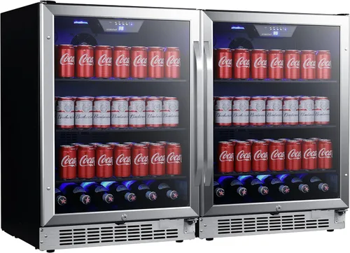 Vista 2 de EdgeStar Enfriador de bebidas de 48 pulgadas de ancho 284 latas integrado lado a lado