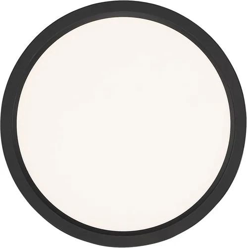 Vista 4 de Quoizel OST1711OI Outskirt - Lámpara de techo moderna de montaje súper empotrado, 1 luz, LED de 15 vatios, bronce aceitado