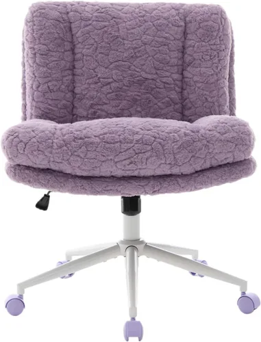Vista 24 de Silla de escritorio de terciopelo gris con ruedas y base dorada, silla de oficina moderna giratoria cómoda, silla de tocador, silla de tarea, silla