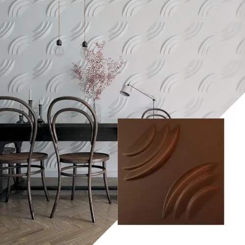 Vista 12 de Ekena Millwork WP20X20ARWH 19 5/8 pulgadas de ancho x 19 5/8 pulgadas de alto, artesano EnduraWall Decorativo 3D Panel de pared cubre 2.67 pies
