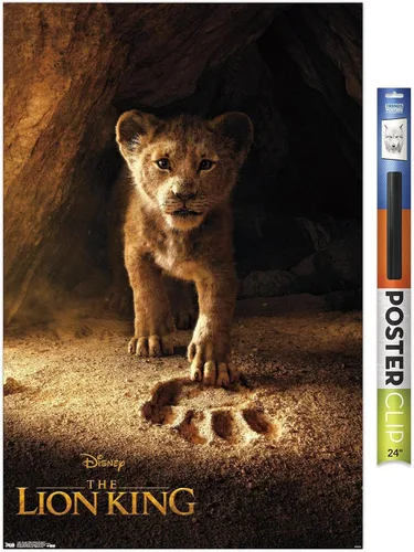 Vista 16 de Trends International Disney The Lion King - Póster de pared de Simba de una hoja, 14.725 x 22.375 pulgadas, versión enmarcada de madera de granero