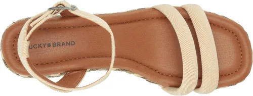 Vista 5 de Lucky Brand Sandalia de cuña trenzada Naylicia para mujer