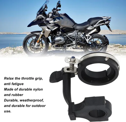 Vista 2 de Bloqueo del acelerador de la motocicleta, abrazadera de asistencia del acelerador de control de la motocicleta para R1200GS R1250GS