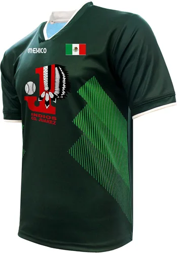 Vista 2 de Jersey México Indios Ciudad Juárez 100% Poliéster_Hecho en México
