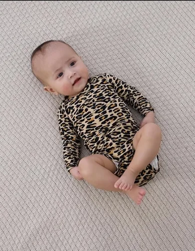Vista 13 de Body para bebé con puños de manopla, rayón hecho de bambú, pijama de manga larga para niños y niñas