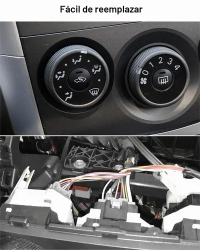 Vista 5 de Interruptor de ventilador de aire acondicionado HVAC Modo de clima Compatible con Toyota Corolla CE LE S XLE XRS L 2009 2010 2011 2012 2013 Matrix S