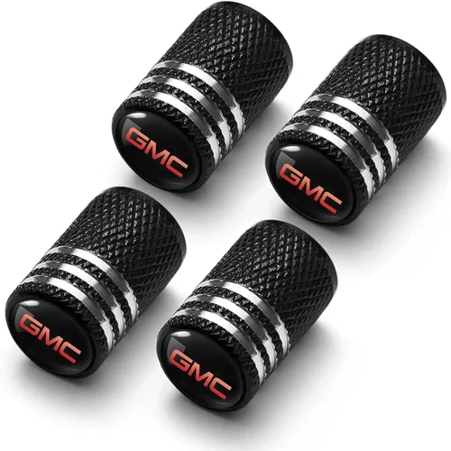 Vista 6 de Tapones de vástago de válvula de neumático para GMC AT4, tapas de aire de rueda de automóvil, tapas de vástago de válvula automática, accesorios 4