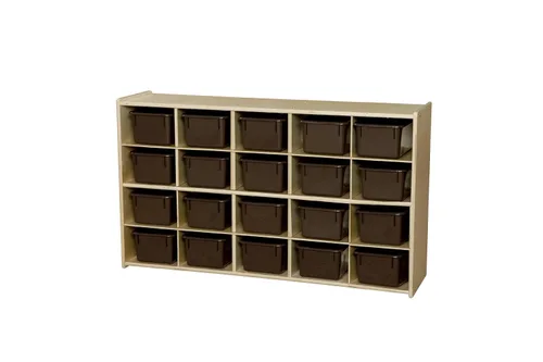 Vista 13 de Contender Estante preescolar Cubby para estante de almacenamiento de aula