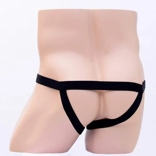 Vista 6 de Tangas G-Strings para hombre con correa de moda Sretch Slip con espalda en T Micro ropa interior sexy lencería con anillo