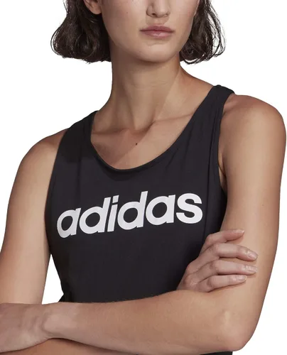 Vista 3 de adidas Essentials - Camiseta sin mangas con logotipo suelto para mujer