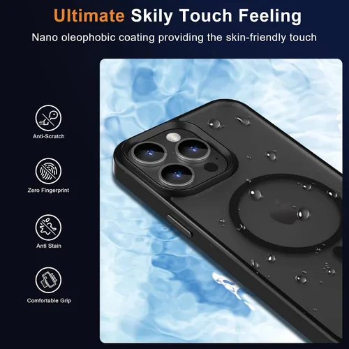 Vista 349 de MOCCA - Funda magnética resistente para iPhone XR de 6.1 pulgadas, compatible con MagSafe, funda con protección contra caídas de grado militar