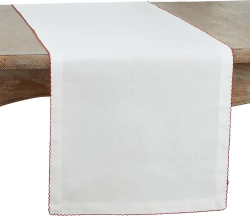 Vista 5 de SARO LIFESTYLE Servilletas de mesa con costura Whip (juego de 4), dorado, 6.0 in (1442.GL6S)